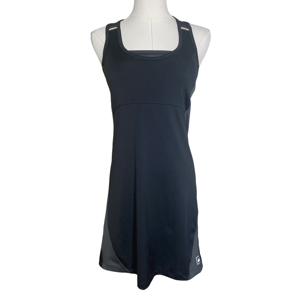 REI, Women's Active Tennis Outdoors Mini Dress, Black & Gray XS